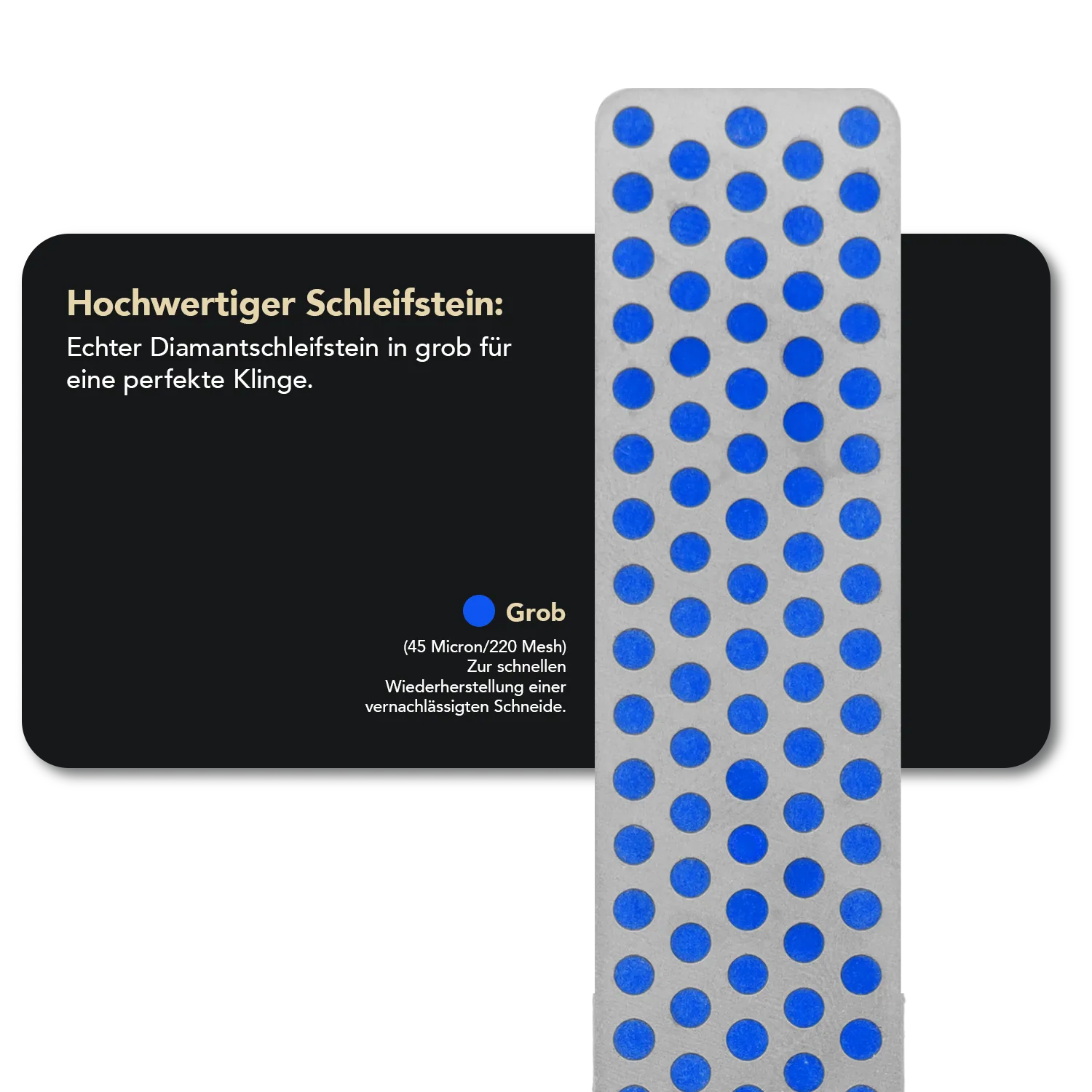 Diafold® Diamant Taschenschleifstein Grob, FWC