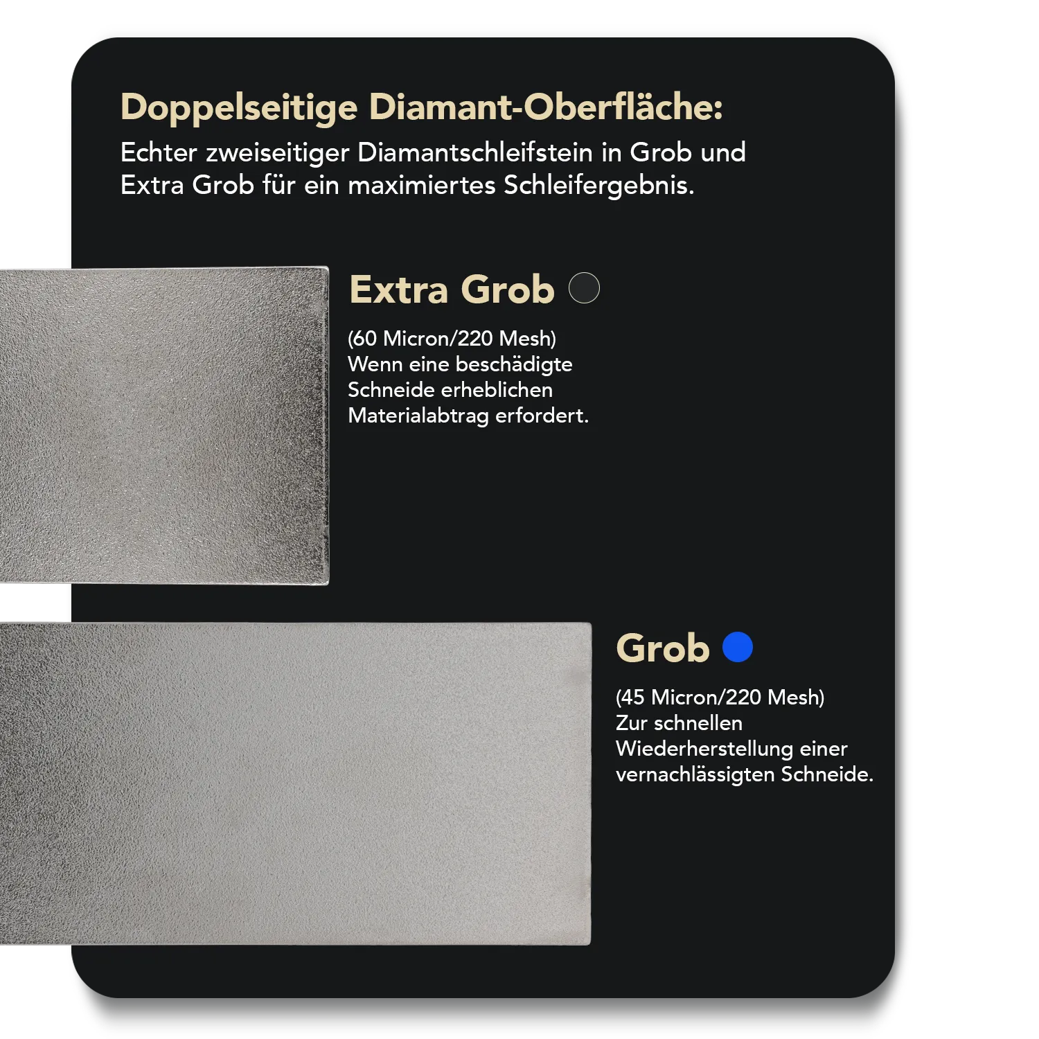 Dia-Sharp® Diamant Schleifstein 12" mit MagnaBase™ Basis Extragrob / Grob, D12CX-WB