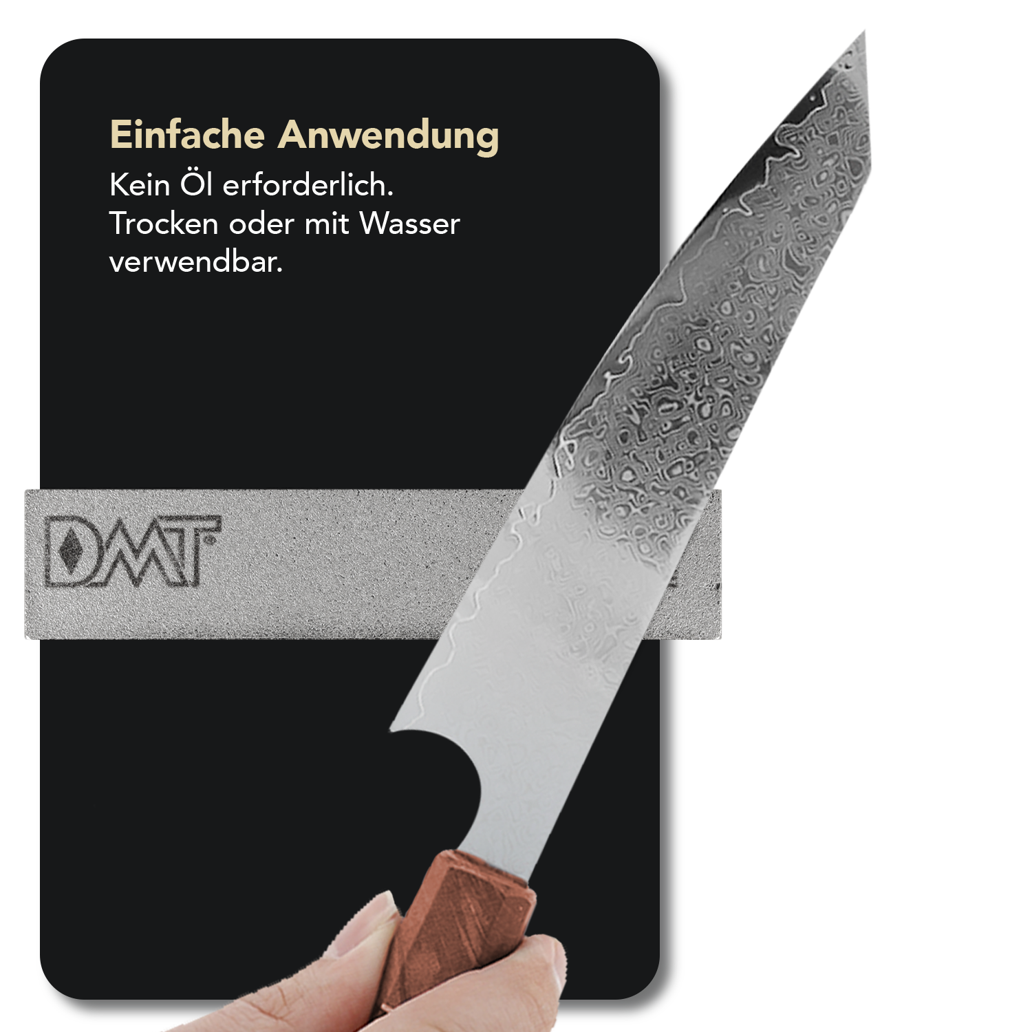 Dia-Sharp® Diamant Taschenschleifstein 4" Kit, D4K