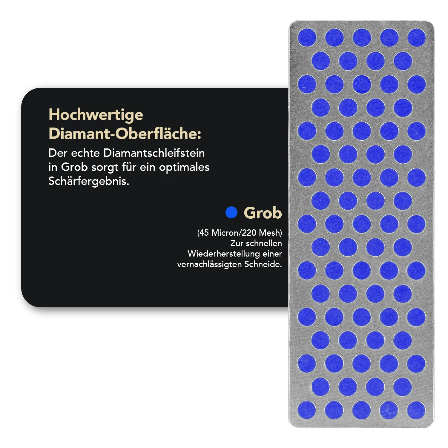 Diamond Whetstone™ Diamant Mini-Schleifstein 70mm Grob, W7C