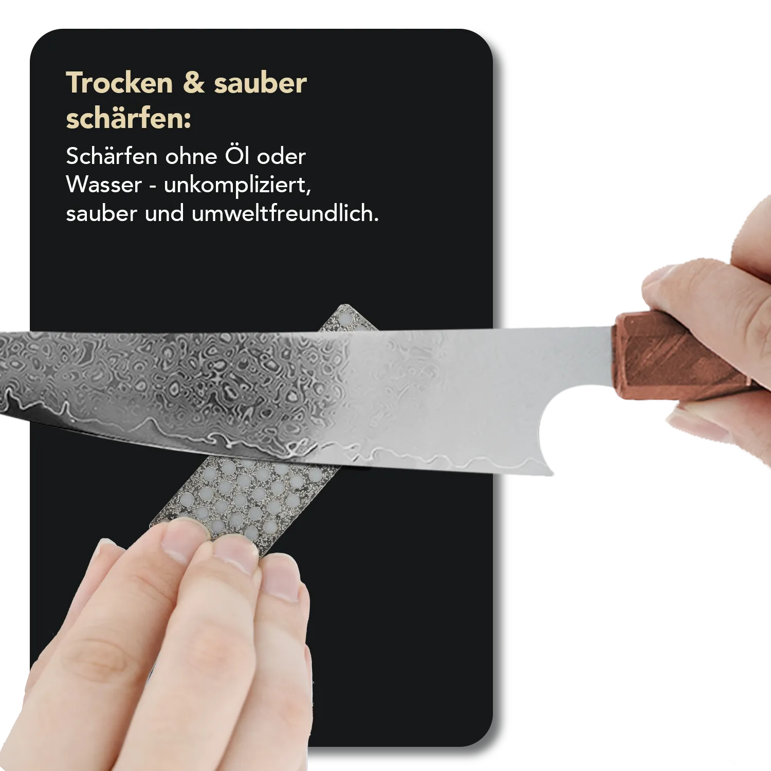 Ski & Snowboard Diamond Whetstone™ Diamant Taschenschleifstein 70mm Extra-Extragrob, WS7XX