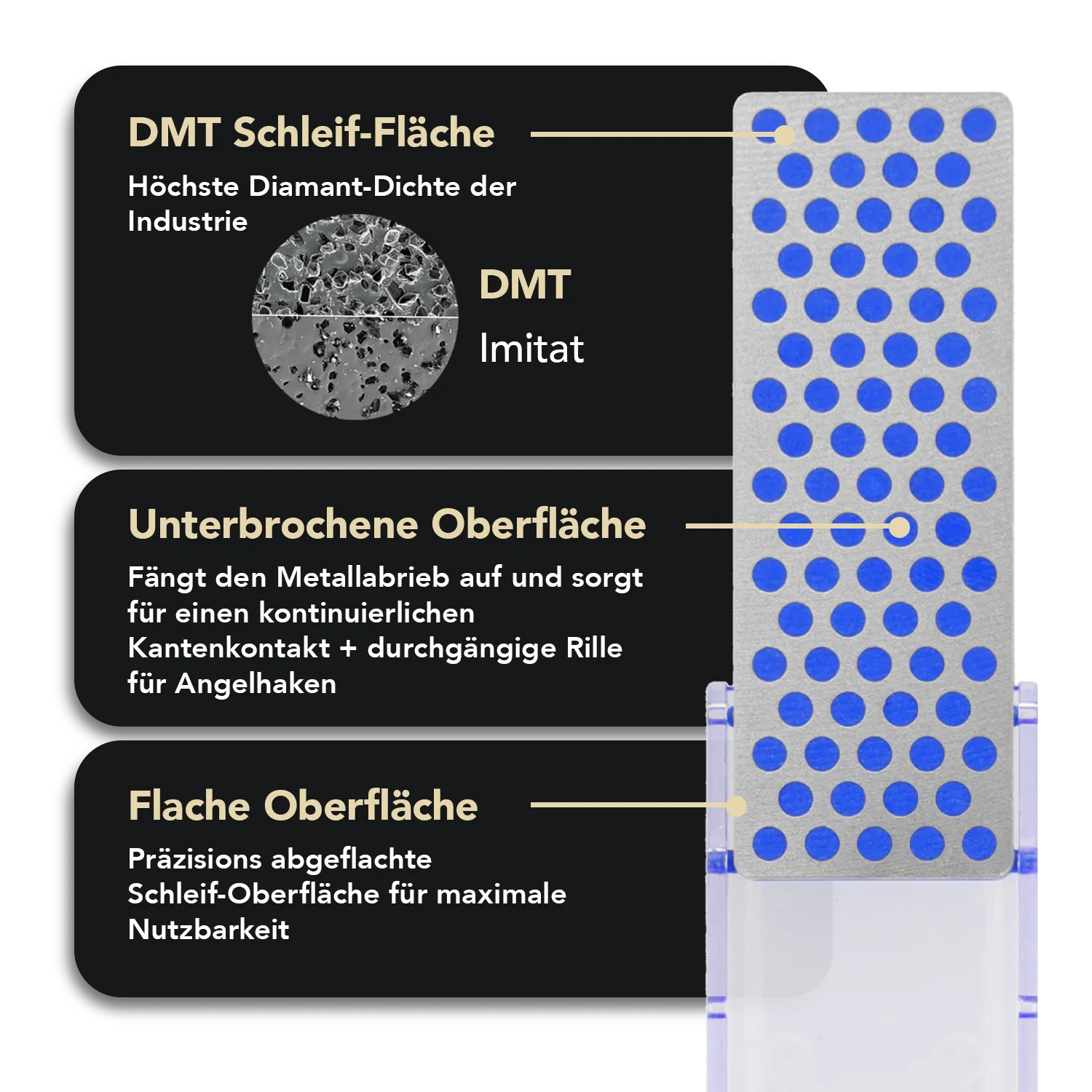 Diamond Whetstone™ Mini-Sharp® Diamant Taschenschleifstein Grob, F70C Diamond Whetstone™ Mini-Sharp® Diamant Taschenschleifstein Grob, F70C