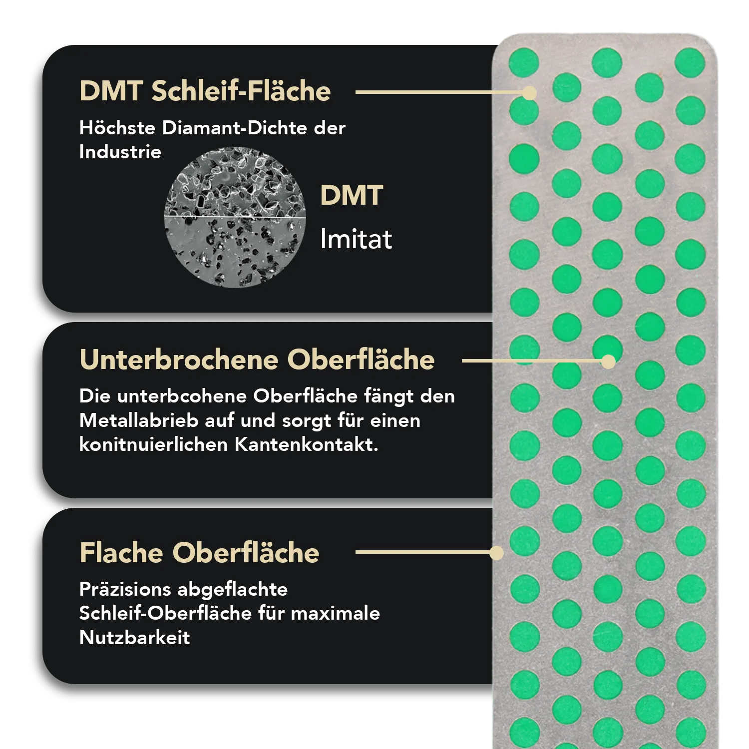 Diamond Whetstone™ Diamant Taschenschleifstein für Aligner 4" Extrafein, A4E