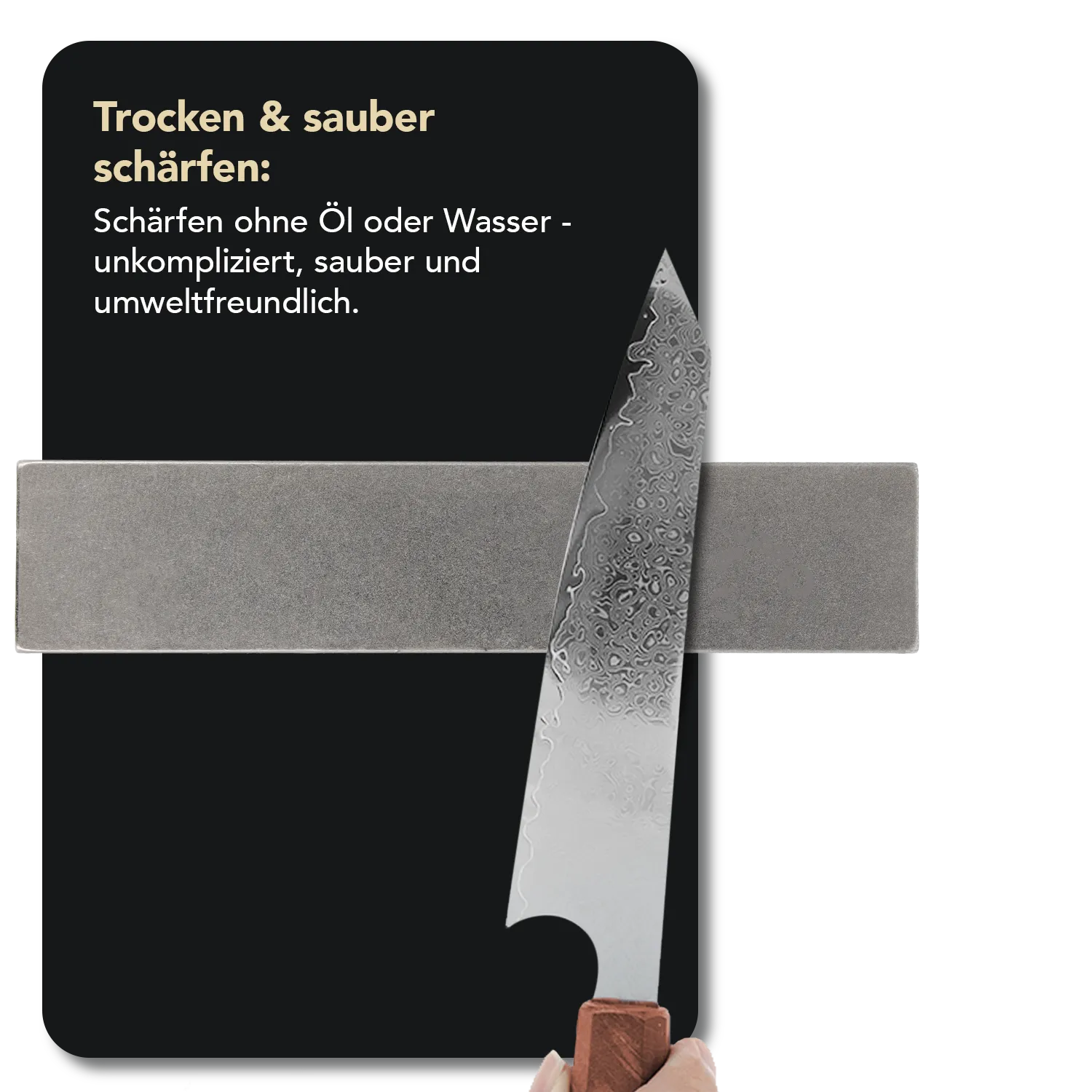 Dia-Sharp® Diamant Taschenschleifstein 4" Grob, D4C