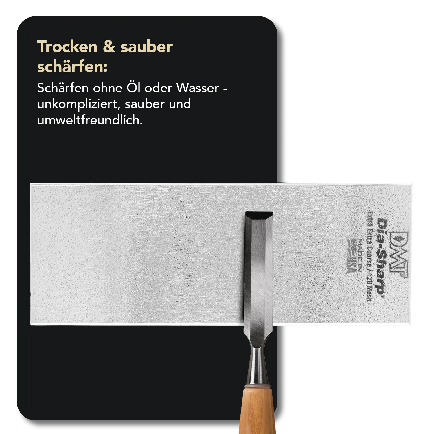 Dia-Sharp® Diamant Schleifstein 8" Extra-Extragrob, D8XX