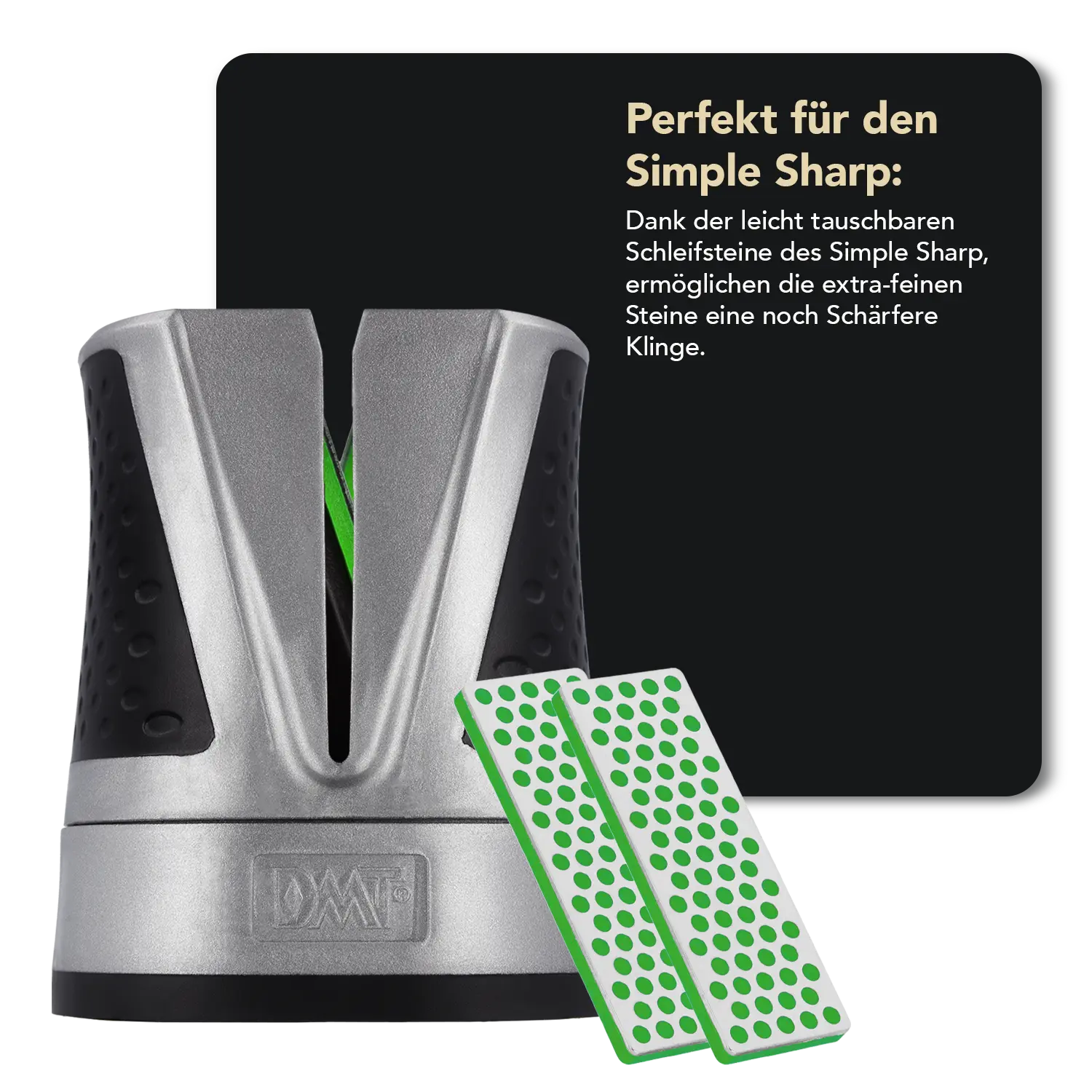 Simple Sharp Erweiterung Extrafein, 2 x Diamond Whetstone™ W7E