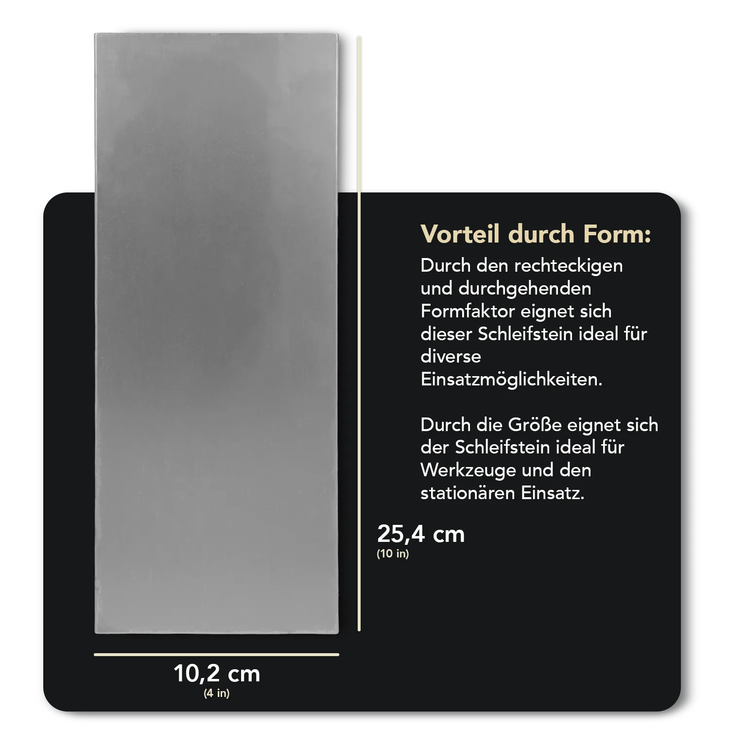 Dia-Sharp® Diamant Schleifstein 10" Fein, D10F Dia-Sharp® Diamant Schleifstein 10" Fein, D10F