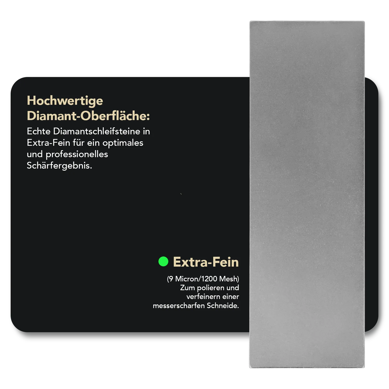Dia-Sharp® Diamant Schleifstein 6" Extrafein, D6E Dia-Sharp® Diamant Schleifstein 6" Extrafein, D6E