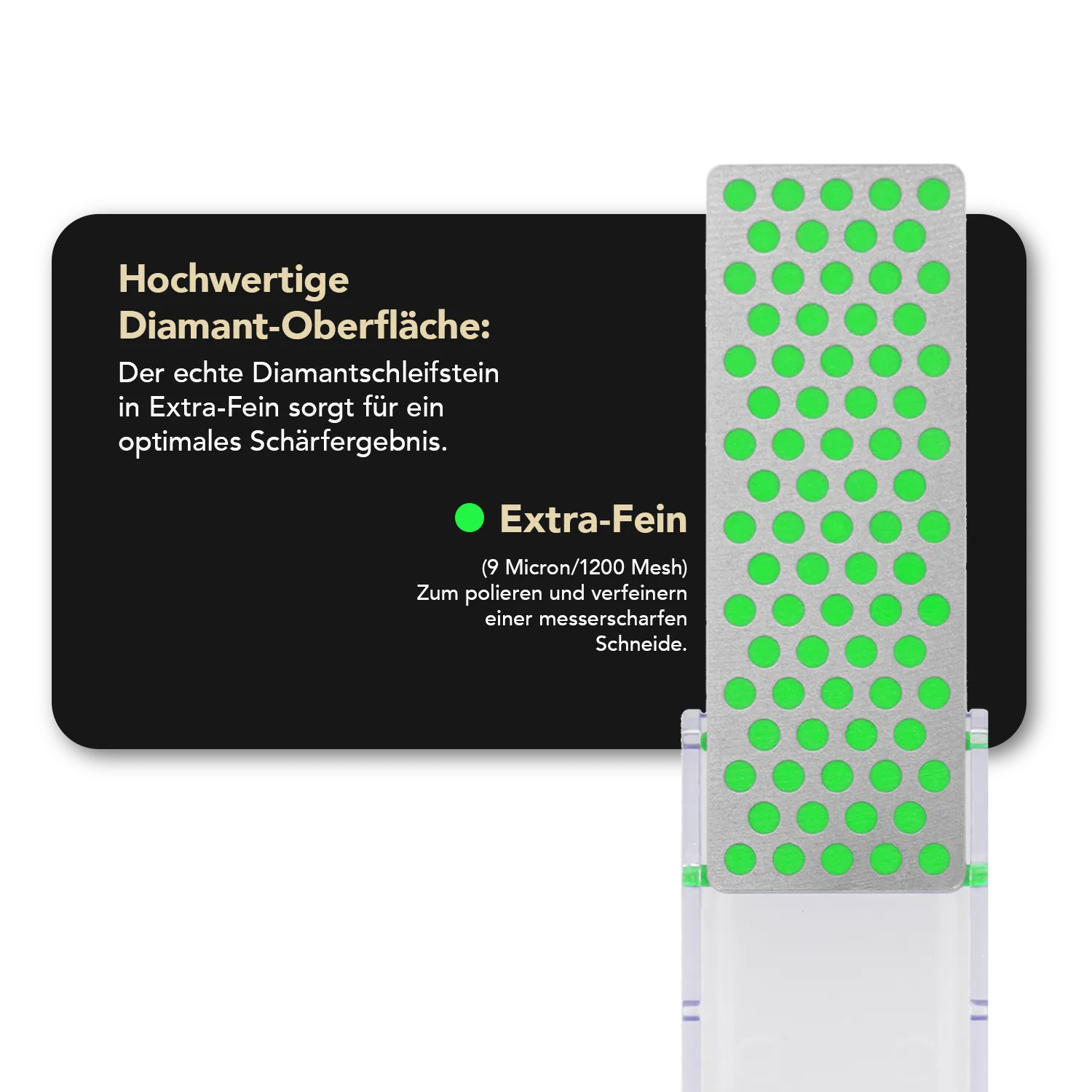 Diamond Whetstone™ Mini-Sharp® Diamant Taschenschleifstein Extrafein, F70E