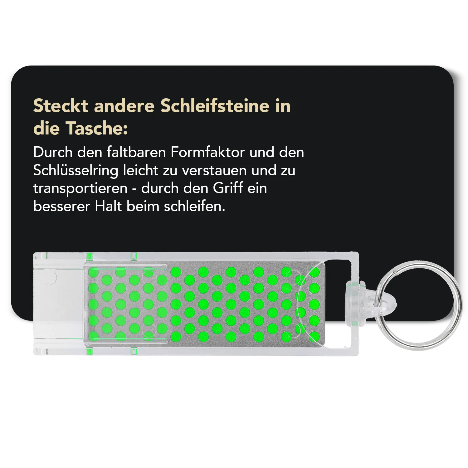 Diamond Whetstone™ Mini-Sharp® Diamant Taschenschleifstein Extrafein, F70E