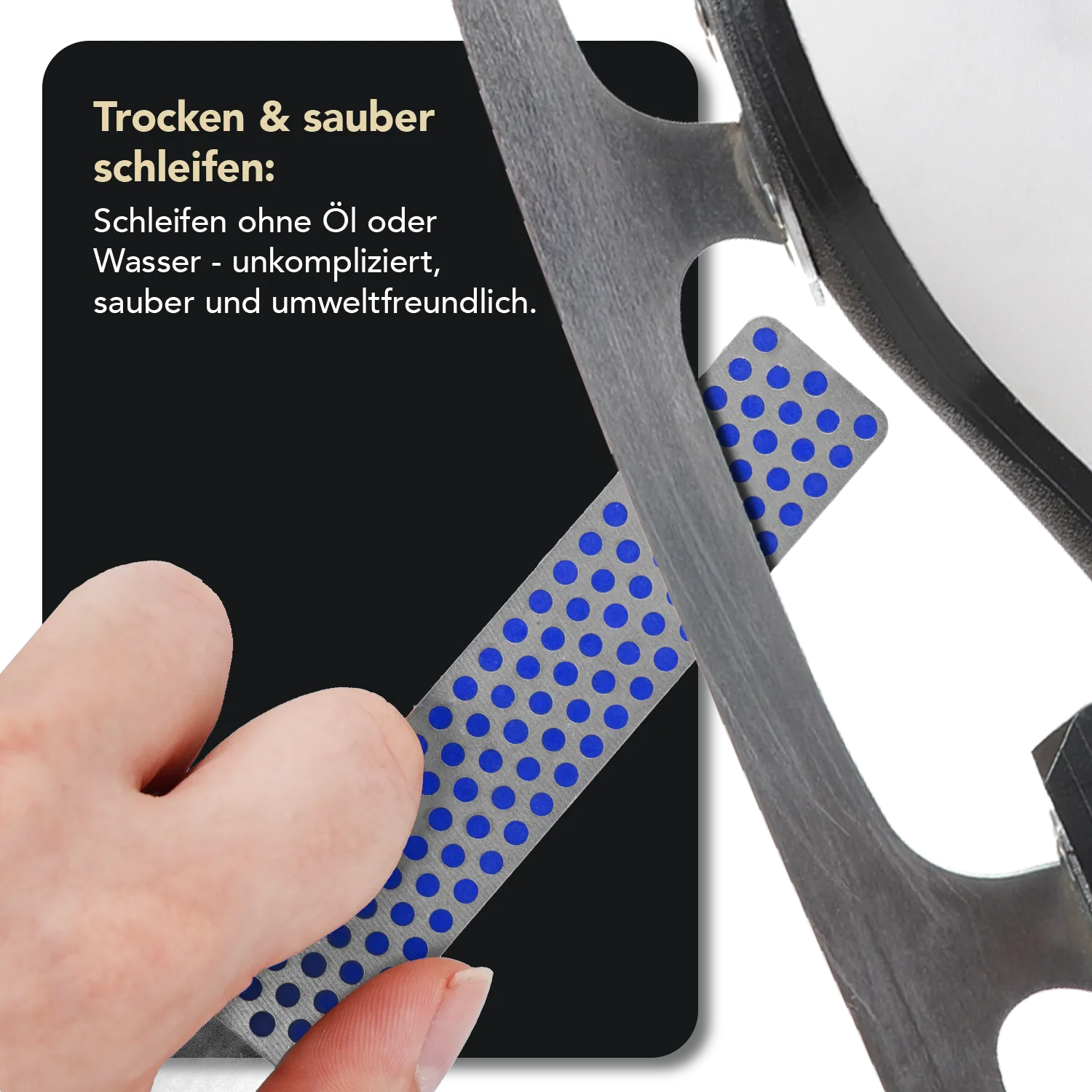 Ski & Snowboard Diamond Whetstone™ Diamant Taschenschleifstein 4" Grob, WS4C