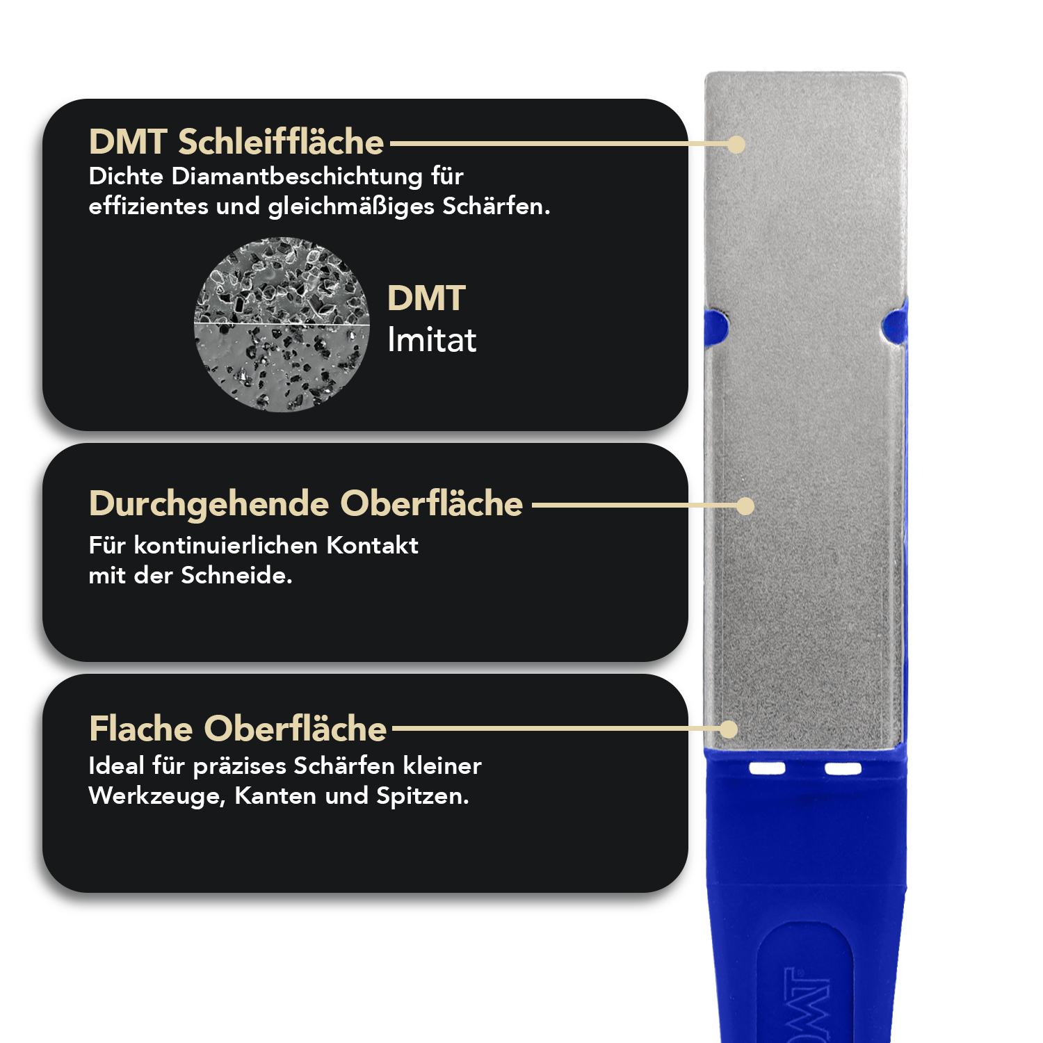 Offset Dia-Sharp® Diamond Mini-Hone®  Diamant Schleiffeile Grob, OD2C
