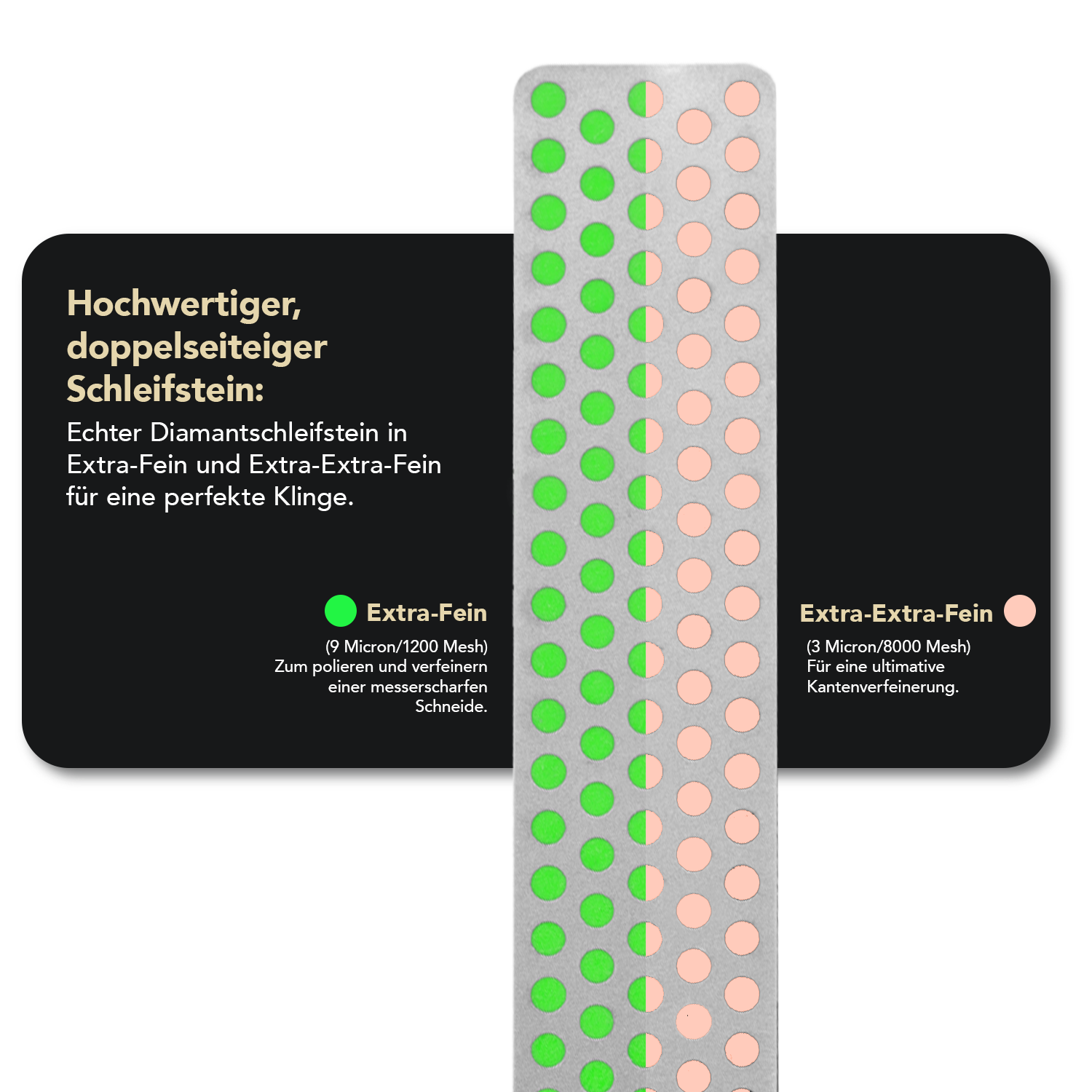 Diafold® Diamant Taschenschleifstein Extrafein / Extra-Extrafein, FWEEE