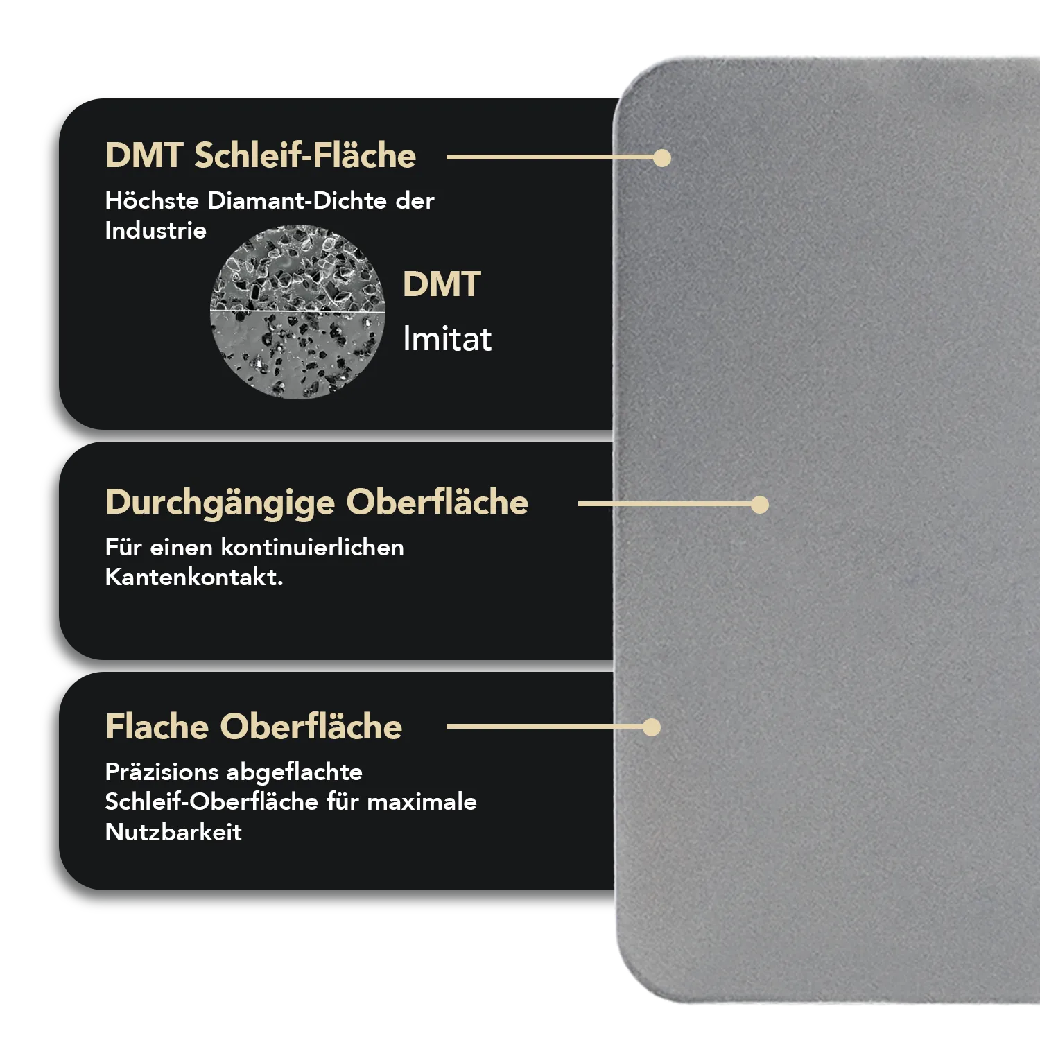 Dia-Sharp® Diamant Taschenschleifstein im Kreditkartenformat Grob, D3C