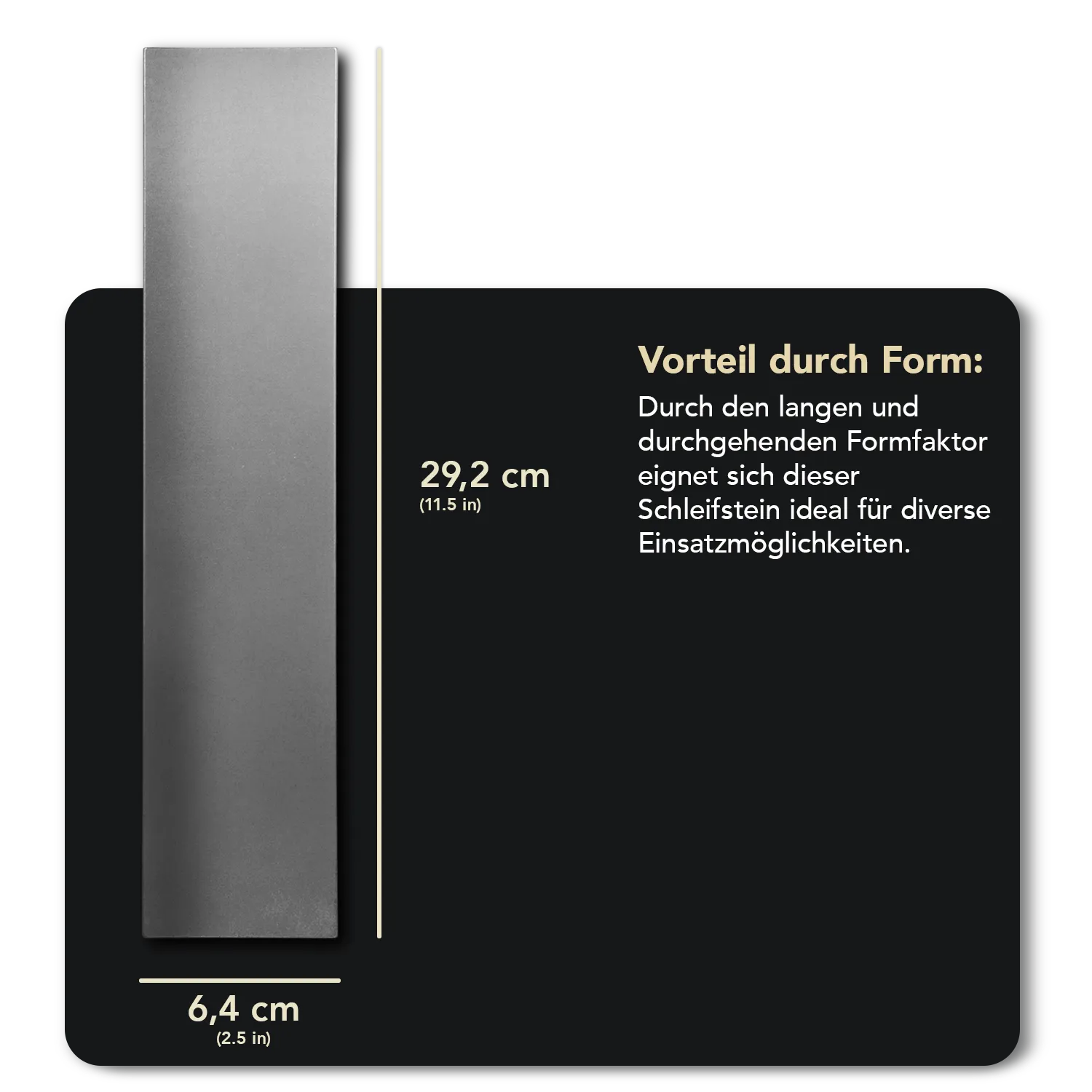 Dia-Sharp® Diamant Schleifstein 11,5" Extrafein, D11E Dia-Sharp® Diamant Schleifstein 11,5" Extrafein, D11E