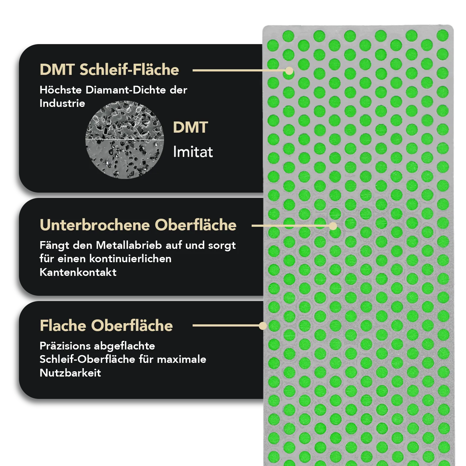 Diamond Whetstone™ Diamant Schleifstein in Holzbox 6" Extrafein, W6E Diamond Whetstone™ Diamant Schleifstein in Holzbox 6" Extrafein, W6E