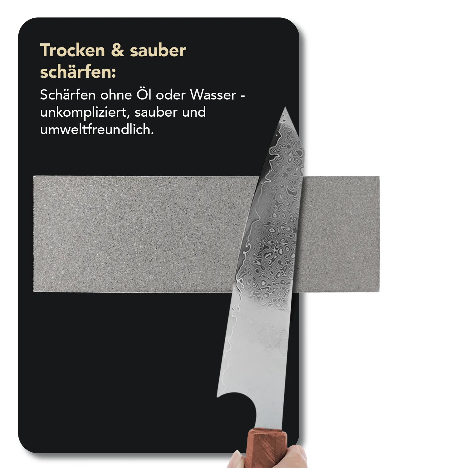 Dia-Sharp® Diamant Schleifstein 6" Extragrob, D6X
