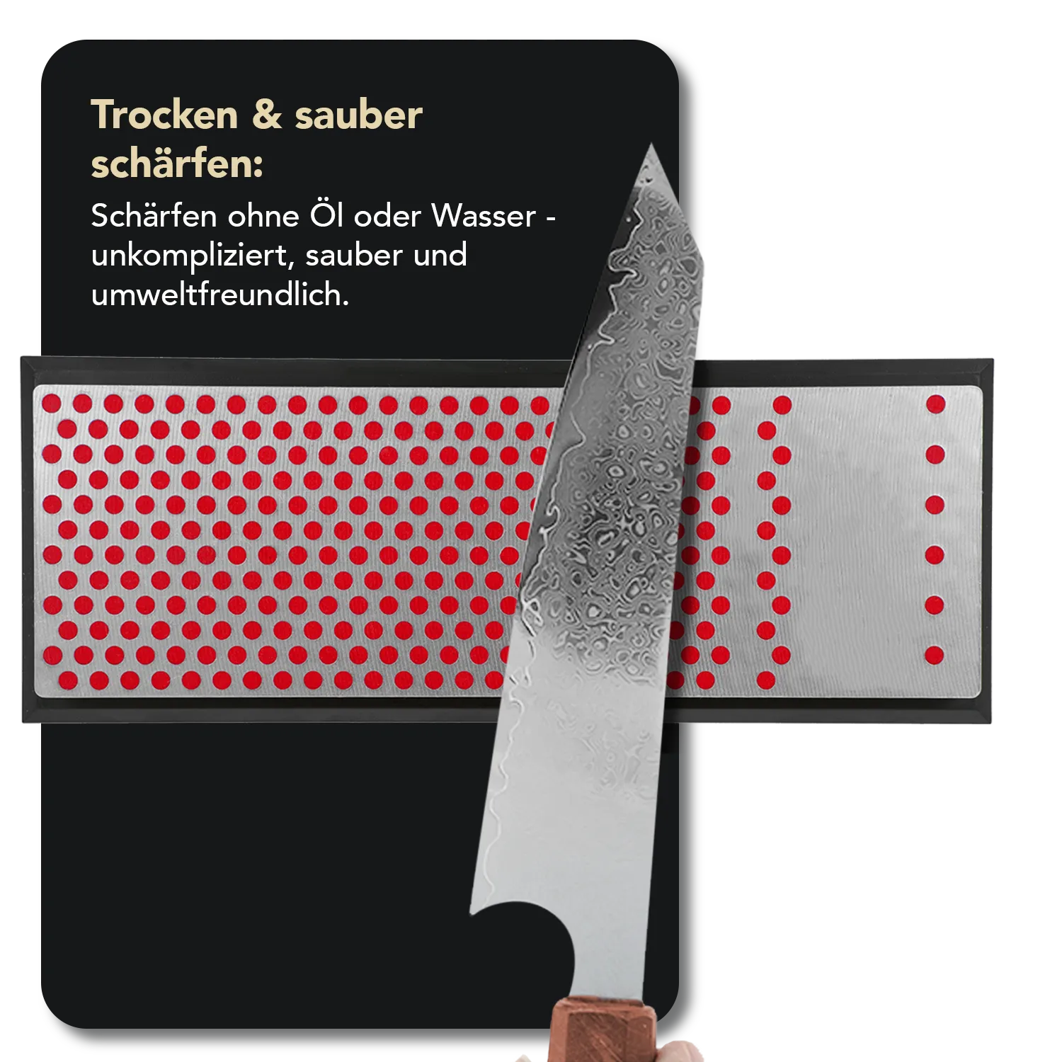 Machinist Diamond Whetstone™ Diamant Schleifstein in Kunststoffbox 6" Fein, WM6FP