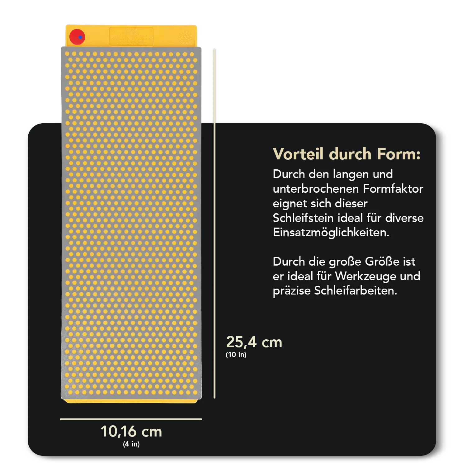 DuoSharp® Diamant Schleifstein 10" Grob / Fein, W250CFNB