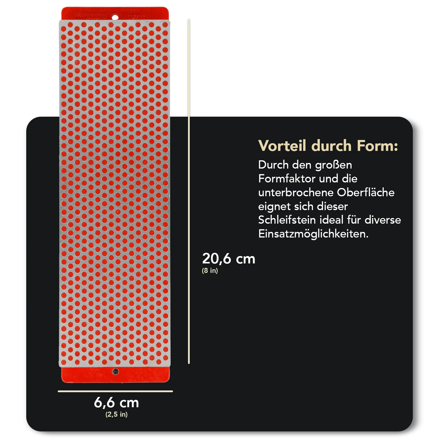 Diamond Whetstone™ Diamant Schleifstein in Holzbox 8" Fein, W8F